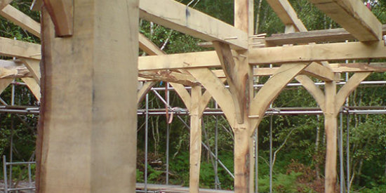 New eco-friendly timber framed building